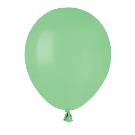 100 Palloncini in Lattice 5" Verde Menta