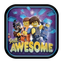 Piatto cm 17.5 Lego Movie 8 pezzi