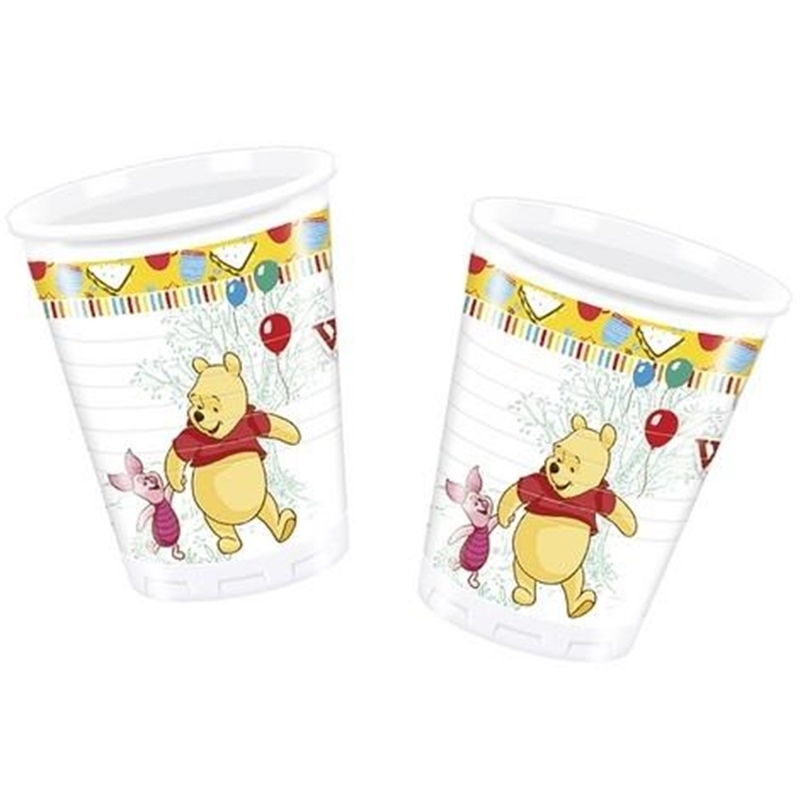 8 BICCHIERI WINNIE THE POOH