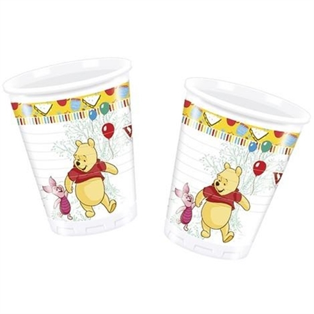 8 BICCHIERI WINNIE THE POOH