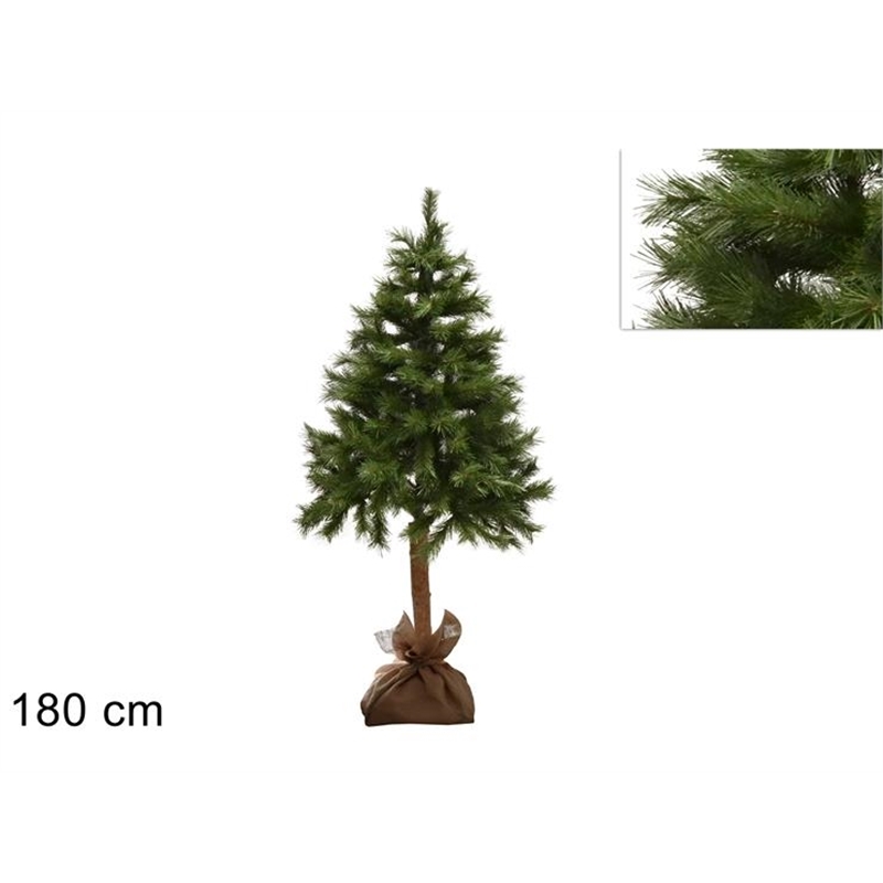 ALBERO MONTANA 180 CM C/TRONCO LEGNO