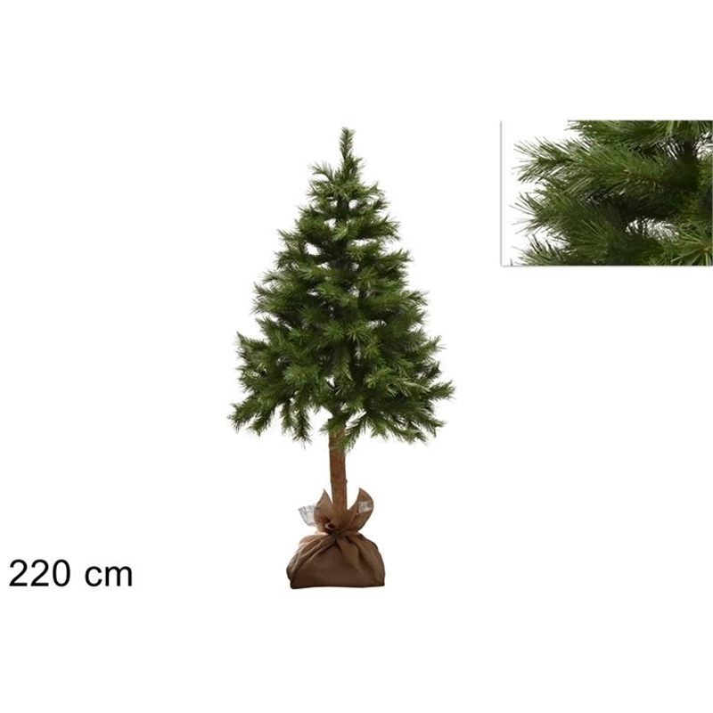 ALBERO MONTANA 220 CM C/TRONCO LEGNO P