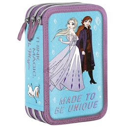 Astuccio triplo riempito, 44 pezzi Frozen