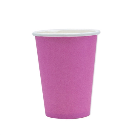 Bicchieri in Carta Ecolor 200 cc Fucsia 25 pezzi