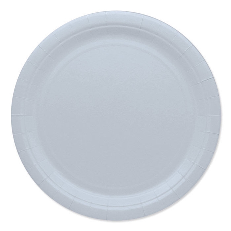 Piatti in Carta Ecolor 24 cm Bianchi 25 pezzi