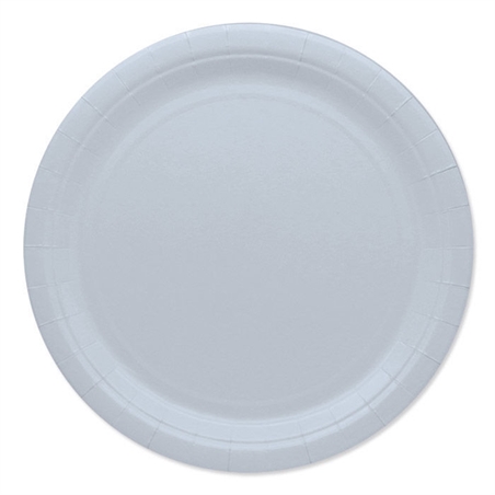 Piatti in Carta Ecolor 24 cm Bianchi 25 pezzi