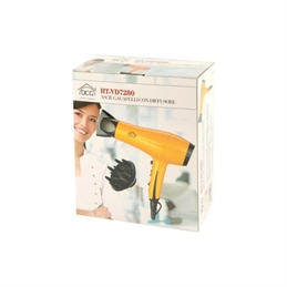 ASCIUGACAPELLI PHON PROFESSIONALE CON CONCENTRATORE E DIFFUSORE 2200W