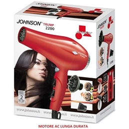 TRUMP JOHNSON AsciugaCapelli Professionale 2200W