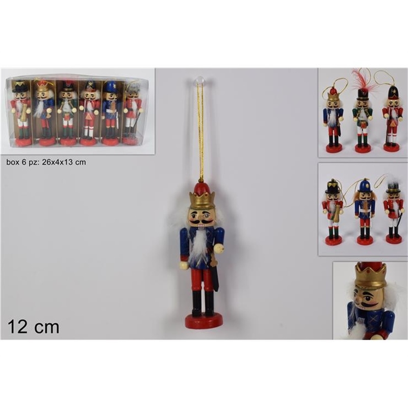 SOLDATO SCHIACCIANOCI LEGNO 12CM
