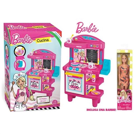 Grandi Giochi Barbie - Cucina Di Barbie 68 Cm Barbie Inclusa
