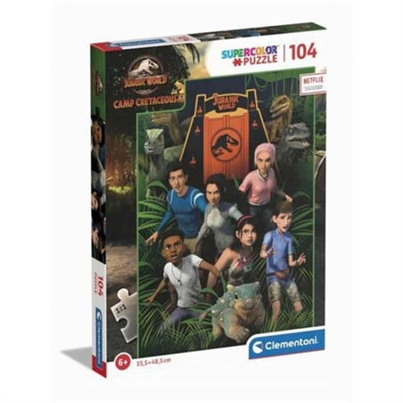 Puzzle 104 Supercolor Jurassic World