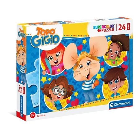 Puzzle 24 Maxi Supercolor Topo Gigio