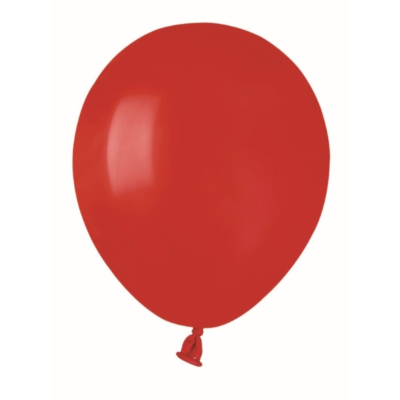 100 Palloncini in Lattice 5" Rosso