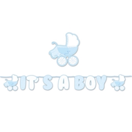 Festone Kit Scritta Maxi 600 x 25 cm It's a Boy