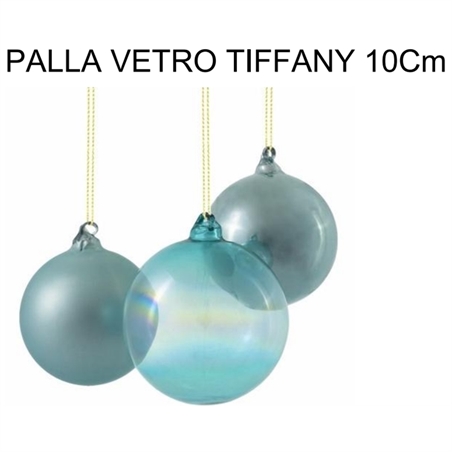 PALLA VETRO TIFFANY 10 Cm ASSORTITE CON VARIA SFUMATURA 