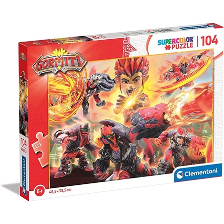 Puzzle 104 Supercolor Gormiti