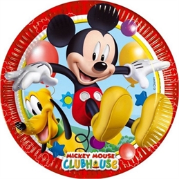 Piatti 20 cm Topolino playful 8 pezzi