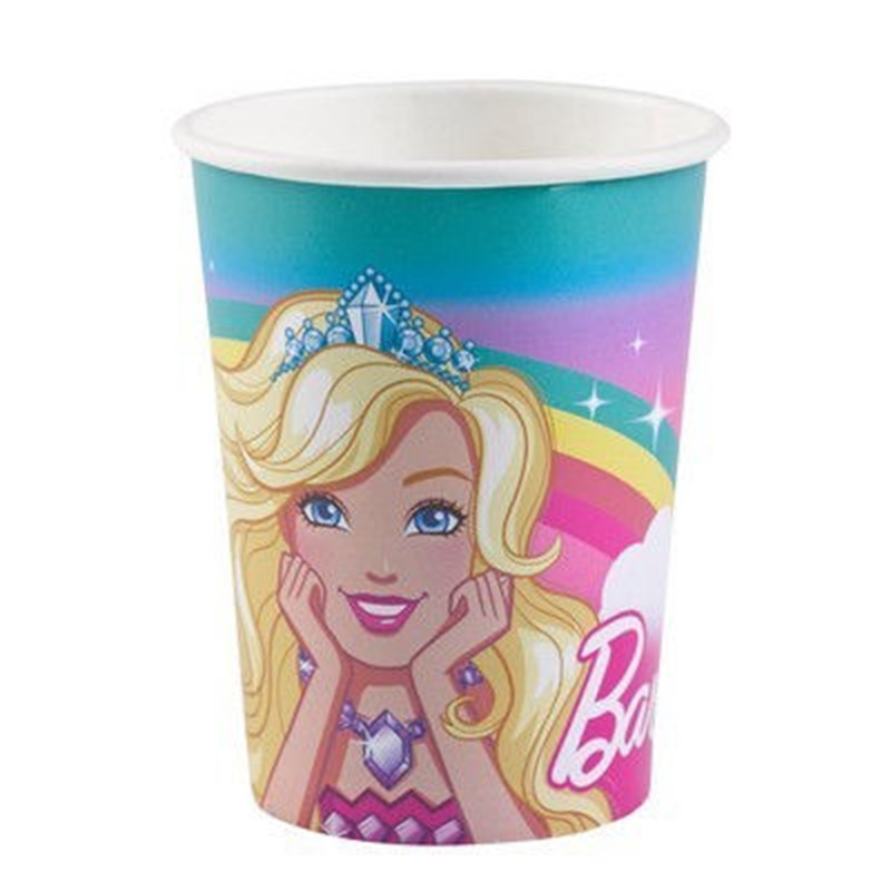Bicchieri 250 ml Barbie Dreamtopia 8 pezzi Bicchieri 250 ml Barbie Dreamtopia 8 pezzi
