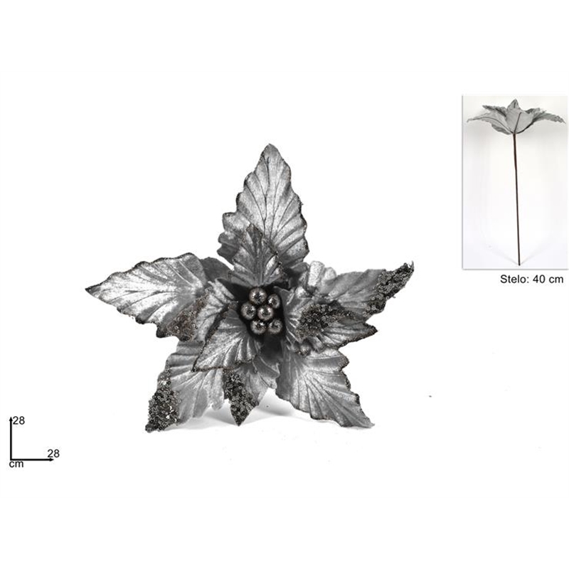 STELO FIORE NATALIZIO SILVER 