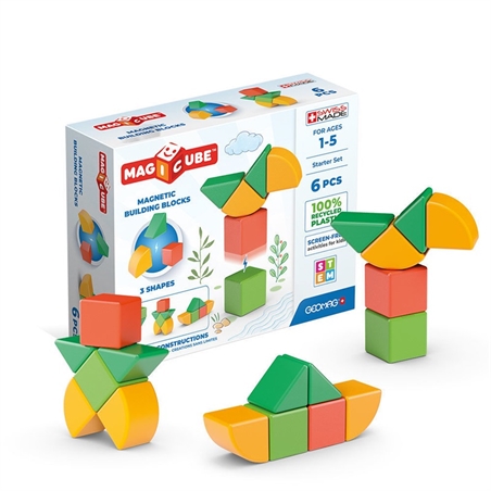 Geomag Blocchi Magnetici per Bambini 6 pezzi