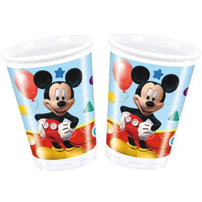 Bicchieri in plastica 200 ml Topolino playful 8 pezzi
