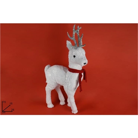 RENNA 70 CM CON SCIARPA ROSSA