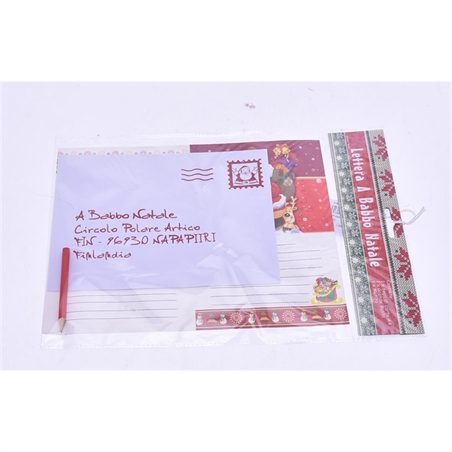 Lettera Babbo Natale con Matita