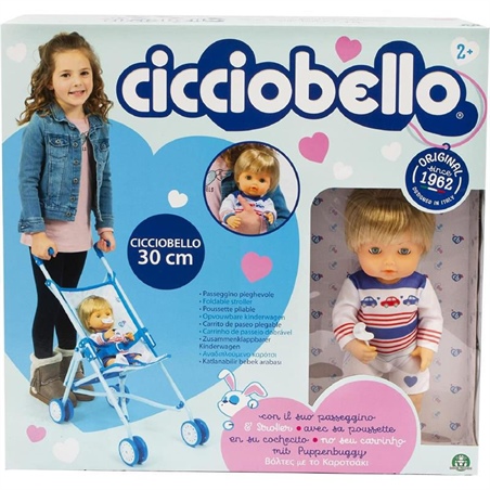 Cicciobello 30 cm con Passeggino