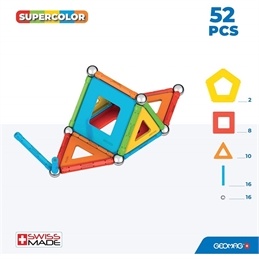 Geomag Supercolor costruzioni magnetiche Linea Green 52 pezzi