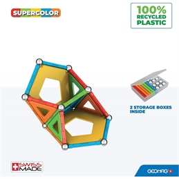 Geomag Supercolor costruzioni magnetiche Linea Green 52 pezzi