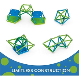 Geomag Classic costruzioni magnetiche Linea Green 60 pezzi