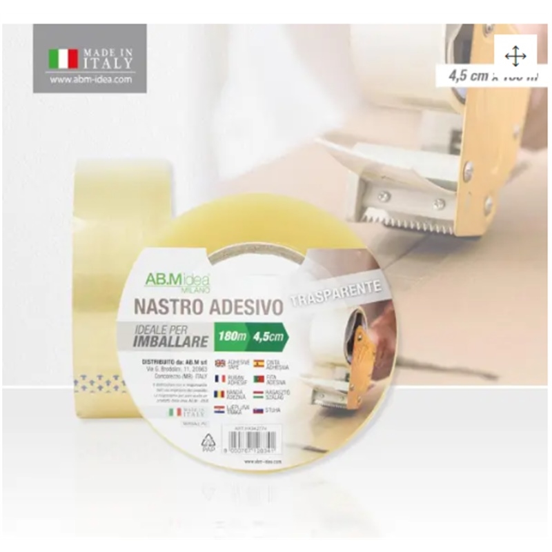 NASTRO ADESIVO TRASPARENTE 4.5CM*180M