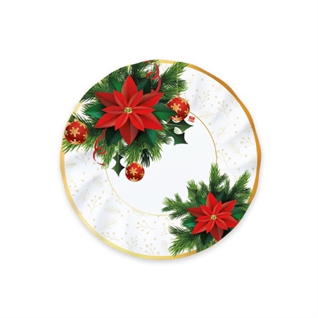 8 Piatti Ø 20 cm Christmas Mood