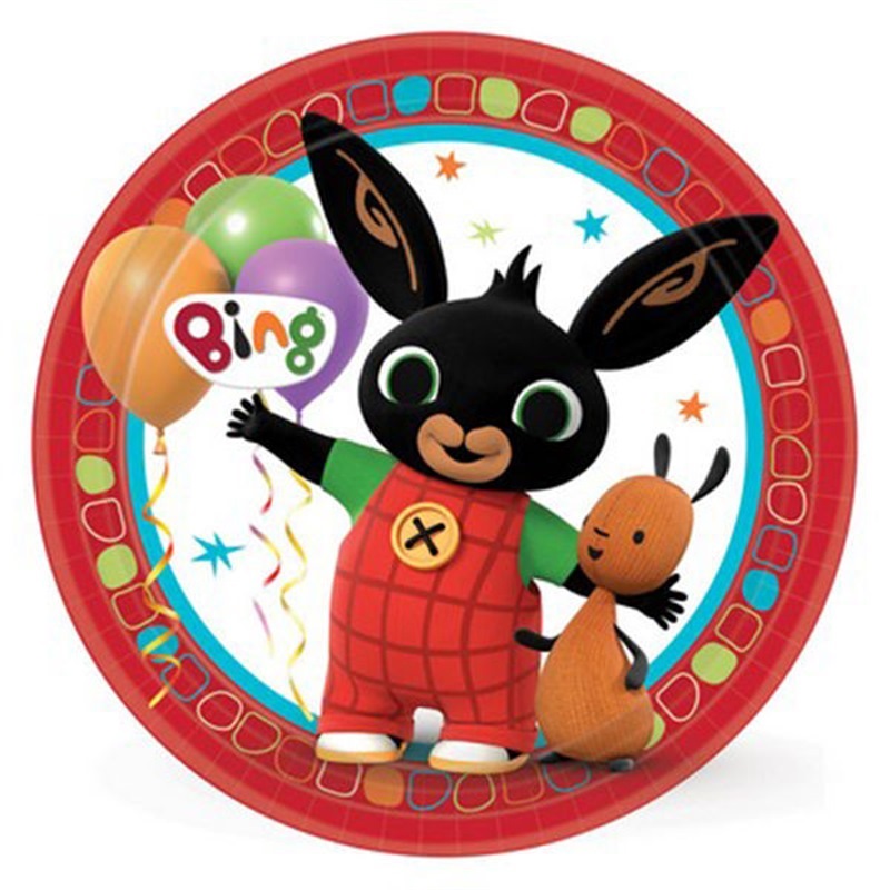 Piatti in carta 23 cm Bing 8 pezzi