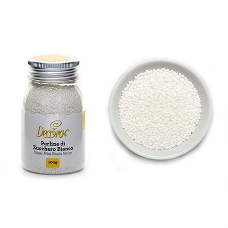 Perline di Zucchero Bianco 100 grammi