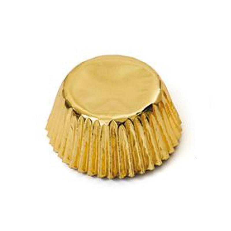 Pirottini in Carta da forno - Oro 180 pz 27x17 mm