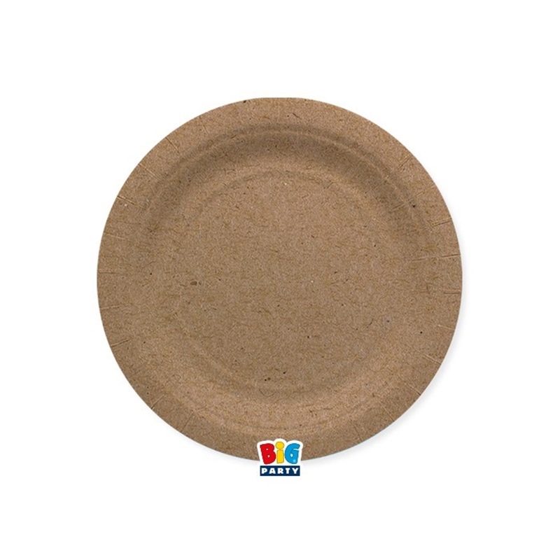 25 Piatti Ecolor Ø 18 cm Kraft