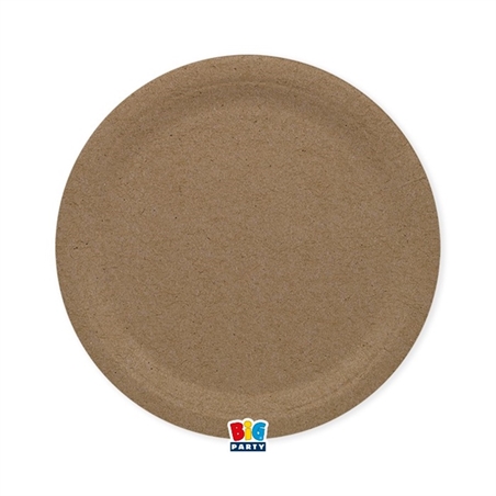 25 Piatti Ecolor Ø 24 cm Kraft