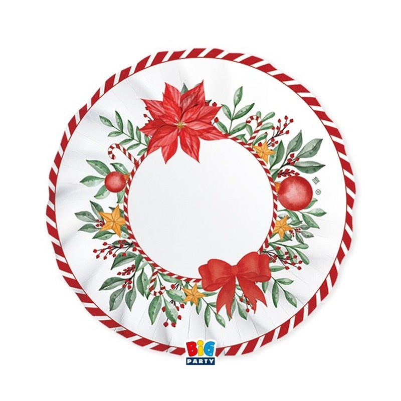 6 Piatti Fondi Ø 24 cm Candy Bouquet