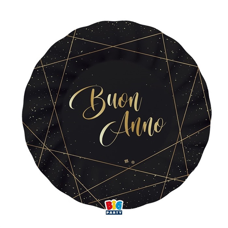 8 Piatti Ø 25 cm Buon Anno