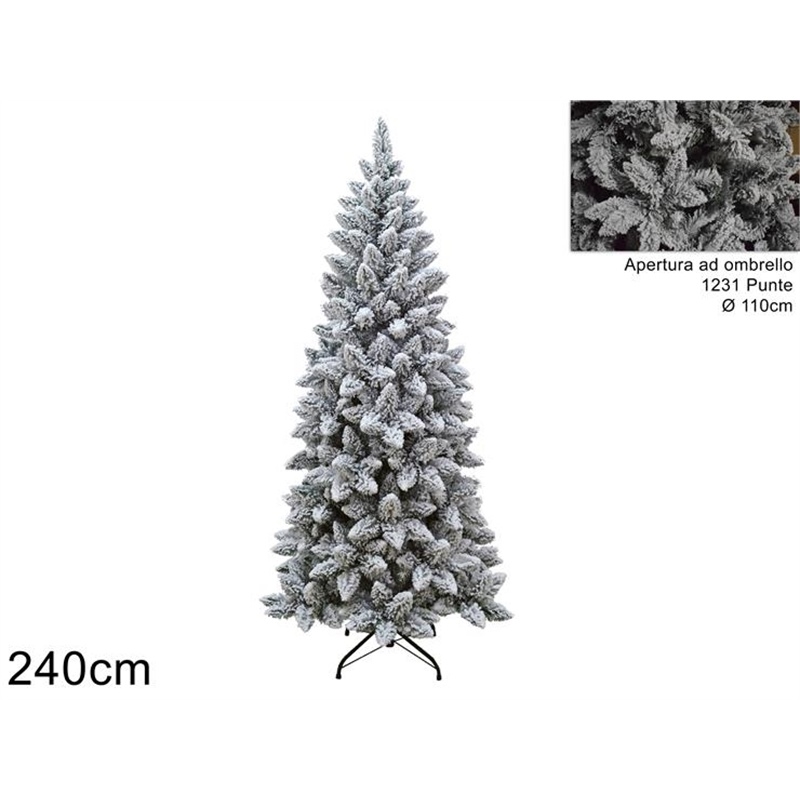 ALBERO DI NATALE INNEVATO ALAS