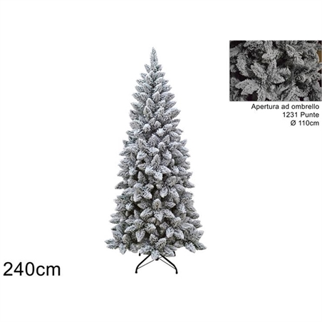 ALBERO DI NATALE INNEVATO ALAS
