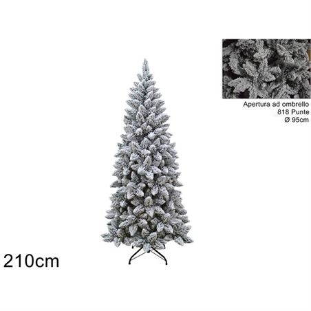 ALBERO DI NATALE INNEVATO ALAS