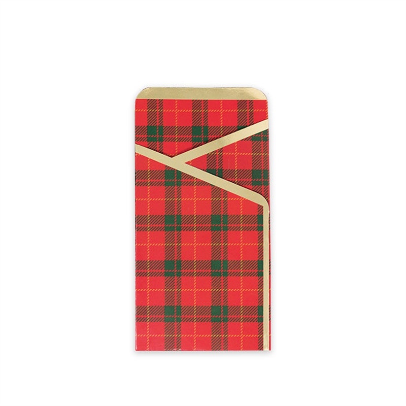 Portaposate Tartan Holly 8 pezzi