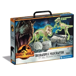 Jurassic World Triceratopo e Volociraptor