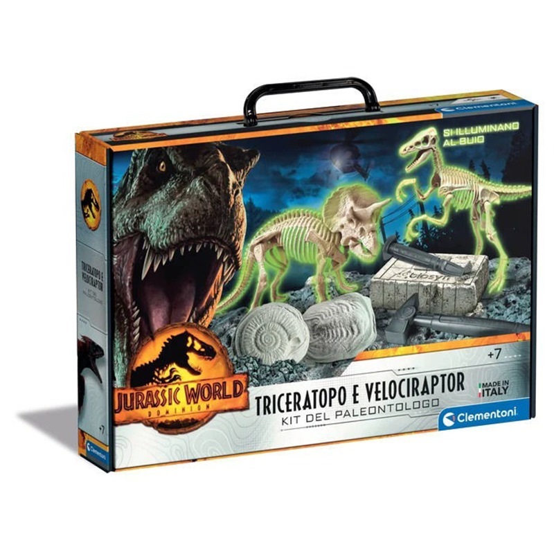 Jurassic World Triceratopo e Volociraptor