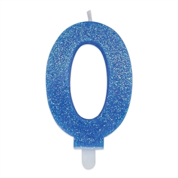 Candelina Sweety Celeste Glitter 9 cm