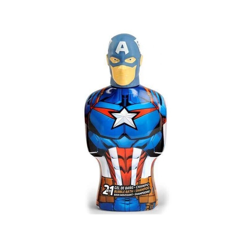 CAPTAIN AMERICA Busto Bagno Schiuma Shampoo 350ml