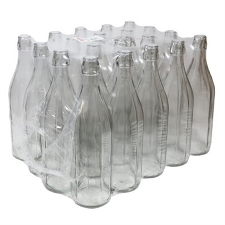 BOTTIGLIA COSTOLATA 1000 ML CON TAPPO ERMETICO