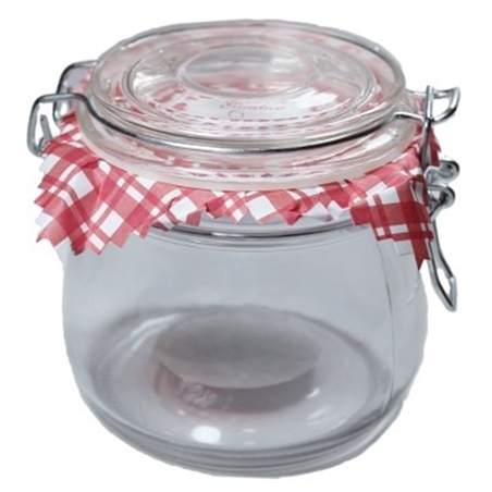 BARATTOLO ERMETICO VETRO 550ML